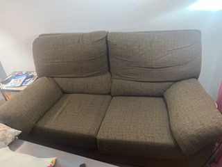Sofá 2 plazas y Sofá 3 plazas Marrón
