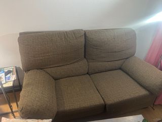 Sofá 2 plazas y Sofá 3 plazas Marrón