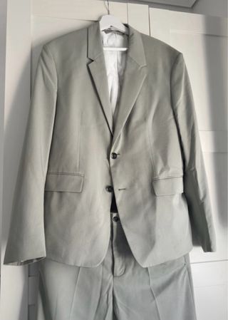 Traje Zara Verde Pastel Chaqueta