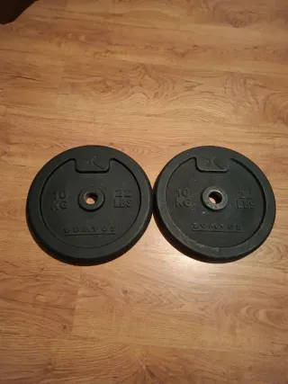 2 discos de pesa 10kg