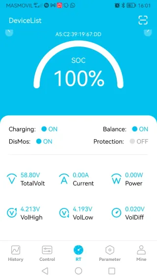 Batería Patinete 52V - 15Ah - 780Wh