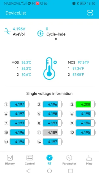 Batería Patinete 52V - 15Ah - 780Wh