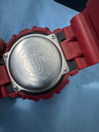 Reloj Casio G-Shock Rojo y Negro