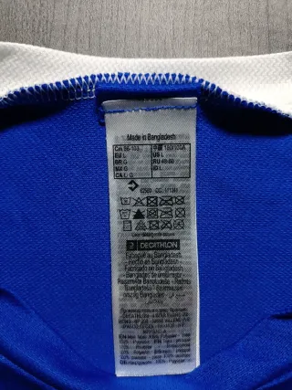 Maglietta sportiva Kipsta blu taglia M