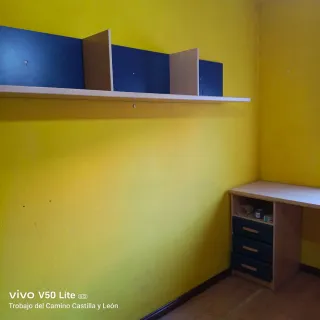 Armadio ponte in legno e plastica