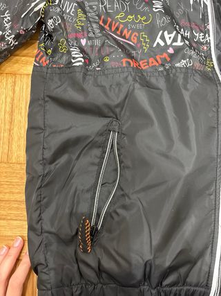 Cazadora Inside Negra Talla S