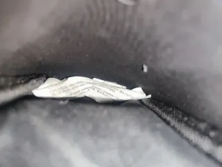 Mochila Negra Peluda de Stradivarius