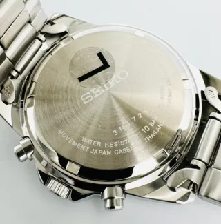 Reloj Seiko Chronograph Hombre Azul/Plata