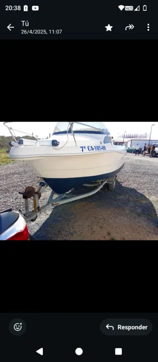 Quicksilver 450 con motor Suzuki 60