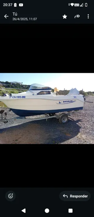 Quicksilver 450 con motor Suzuki 60