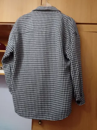 Chaqueta elegante estampado pata de gallo