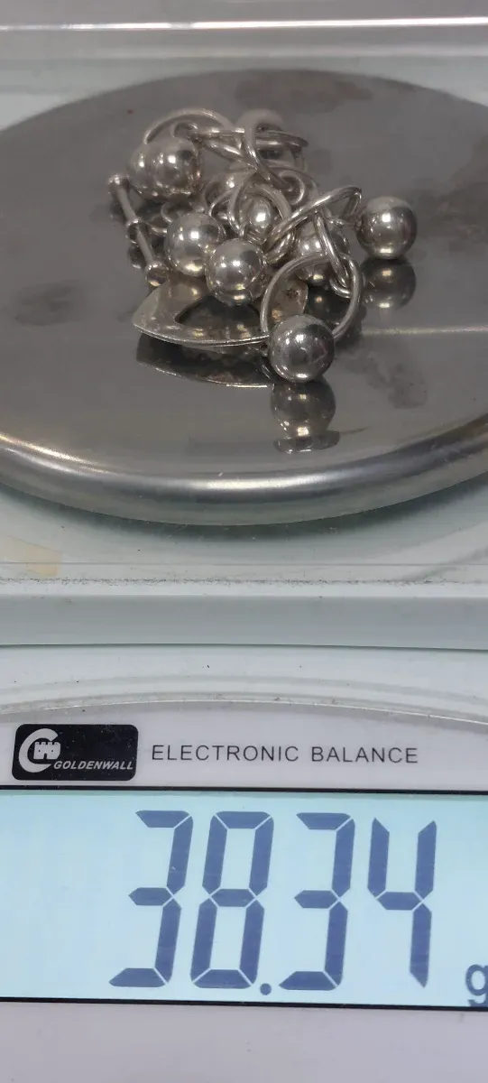 Pulsera Plata de Ley con Bolas