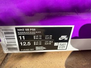 Nike SB Zapatillas Negras Talla 45