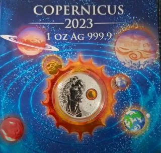 Onza Plata Malta 2023 Copernicus 999.9