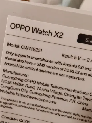 Oppo Watch X2 Azul