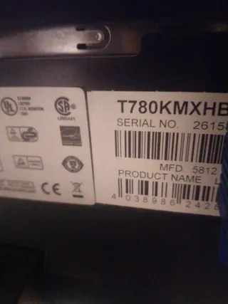 Pantalla AOC Plata y Negra