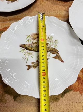 Vajilla compuesta por 12 platos y 1 fuente