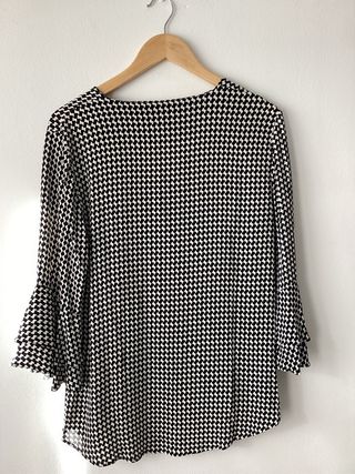 Blusa Zara Manga Campana
