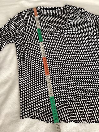 Blusa Zara Manga Campana