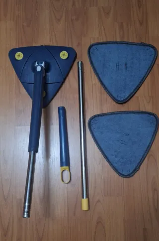 Mopa triangular con recambios