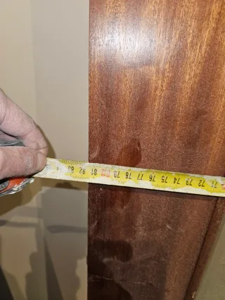 4 Puertas de madera con cristal