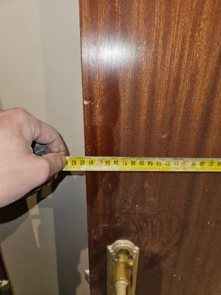 4 Puertas de madera con cristal