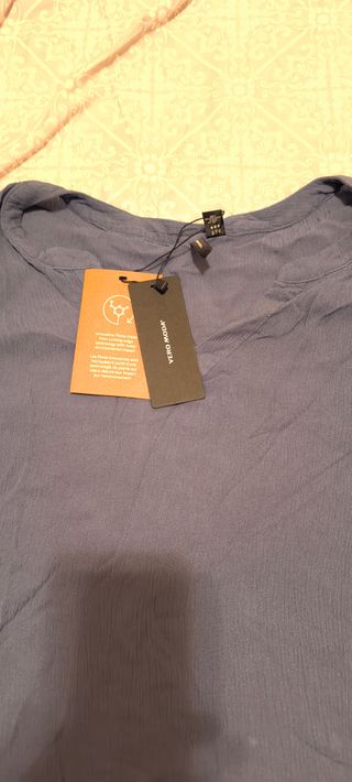 Blusa Vero Moda Azul Lavanda Nueva