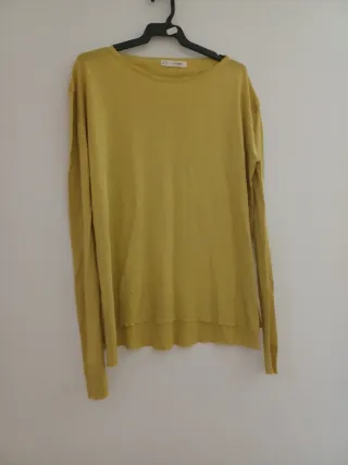 Suéter Sfera Básico Amarillo