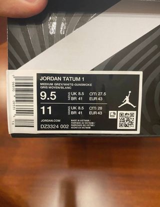 Jordan Tatum 1 Grigie