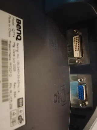 Pantalla BenQ Plata/Negra