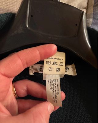 Giacca in lana verde