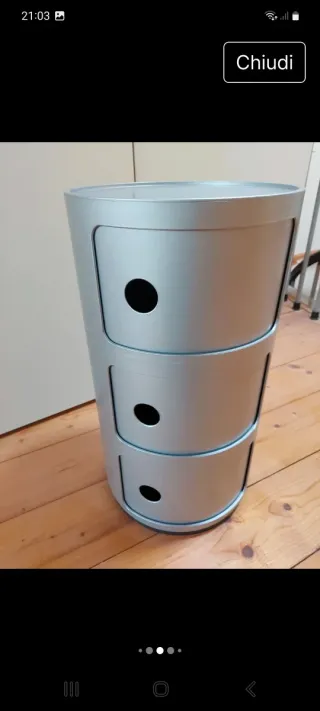 Cassettiera Kartell 3 cassetti