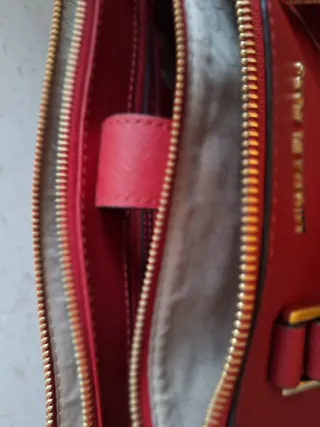 Bolso Michael Kors Rojo y Dorado