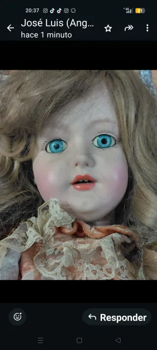 Muñeca de Porcelana Antigua Ramón Inglés