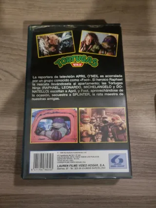VHS Tortugas Ninja - Edición Lauren Video Hogar