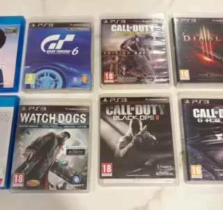 Videojuegos PS3 y PS4 Se venden por unidad, 6euros