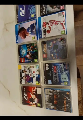 Videojuegos PS3 y PS4 Se venden por unidad, 6euros