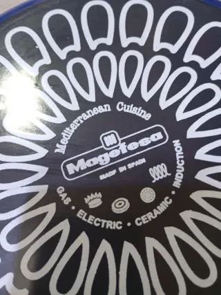 Olla grande con tapa de cristal