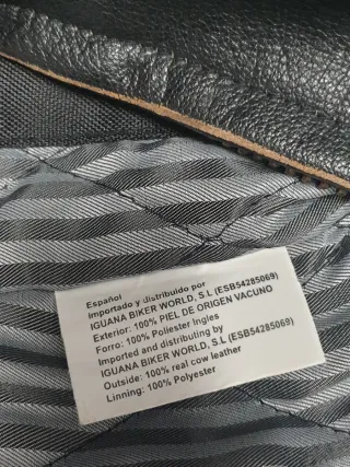 Chaqueta de piel envejecida Iguana Custom