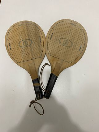 Raquetas de playa vintage