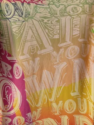 Camiseta Custo Talla S Estampado Multicolor