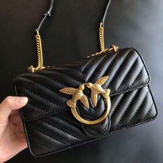 Borsa Pinko Nera con Decorazioni