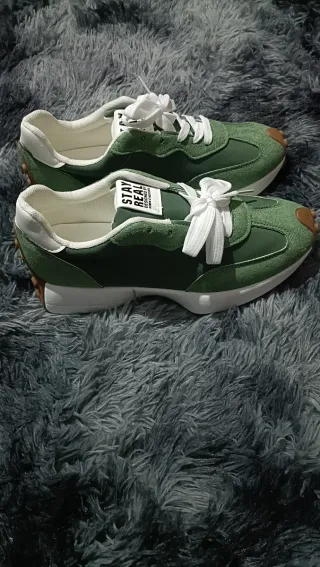 Deportivas mujer verdes