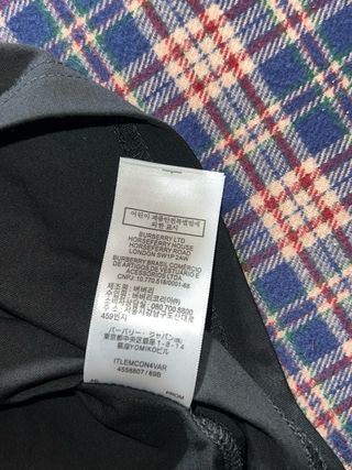 Camiseta Burberry Negra Caballero