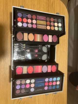 Maletín Profesional Maquillaje Rojo