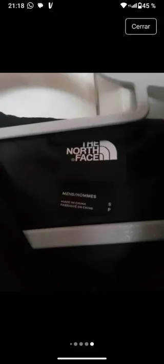 Cortavientos The North Face Negro