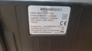 Aspirador sin bolsa gris