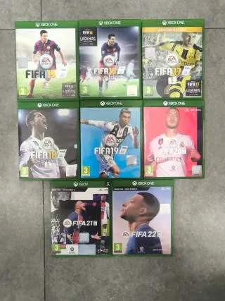 Xbox One FIFA 15-22 Colección Juegos Lote 8 juego
