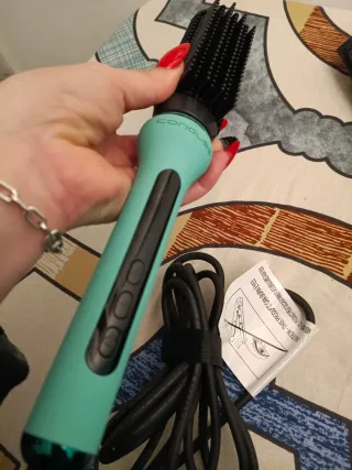 Cepillo Eléctrico Corioliss Teal y Negro