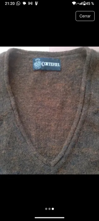 Jersey Cortefiel Oversize Marrón